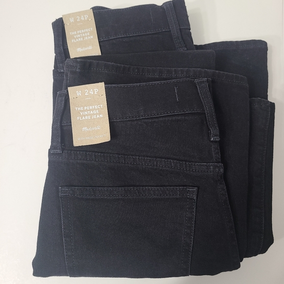 PETITE Madewell The Perfect Vintage Flare Jeans Denim Jean NF789 Sherborn Wash - Picture 10 of 10